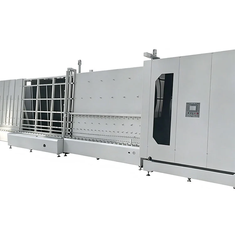 CNC-vaske-tørrepresse produktionslinje for isoleret glas